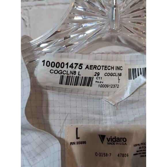 Vidaro Aerotech Alliance Food Lab Coveralls And Over boots Polyester Size Large - Picture 7 of 16